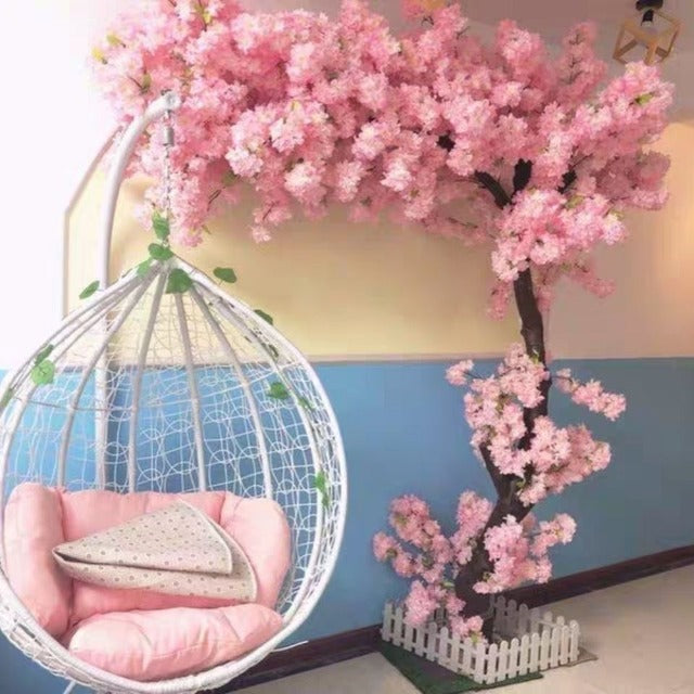 Artificial Fake Pink Japanese Cherry Blossom Tree