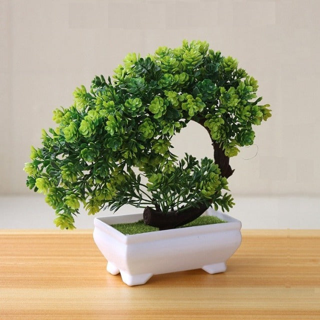 Artificial Fake Slanting Bonsai Tree