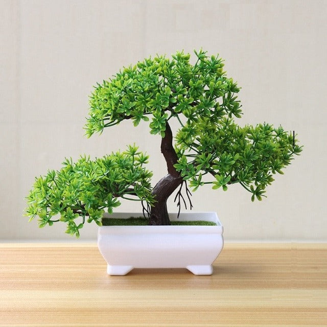 Artificial Fake Green Bonsai Tree