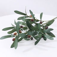 Artificial Fake Olive Branches with Fruits