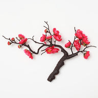 Artificial Fake Rosered Cherry Blossom Bonsai Tree