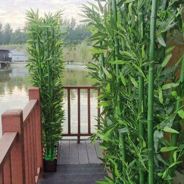 Artificial Fake Bamboo Branches 12 Pcs