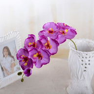 Artificial Fake Light Purple Orchid Stem