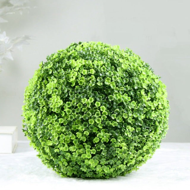 Artificial Fake Light Green Topiary Balls