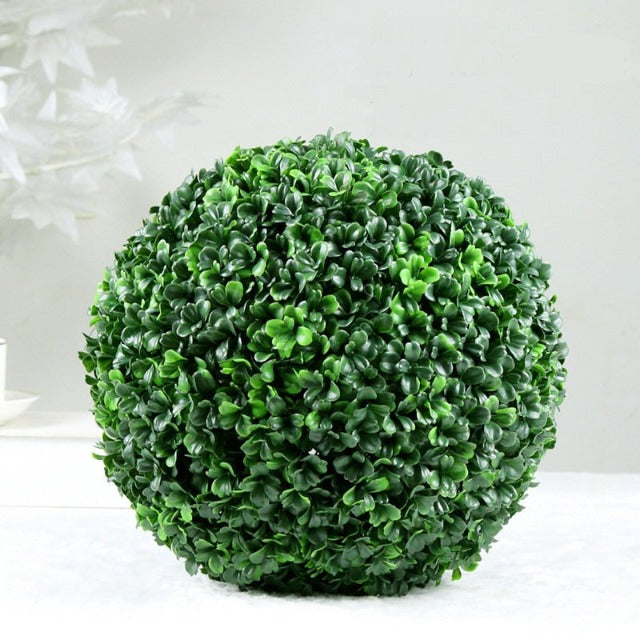 Artificial Fake Green Topiary Balls