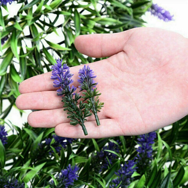 Artificial Fake Hanging Topiary Ball with Lavender