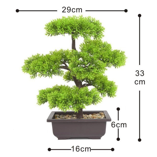 Artificial Fake Cypress Bonsai Tree