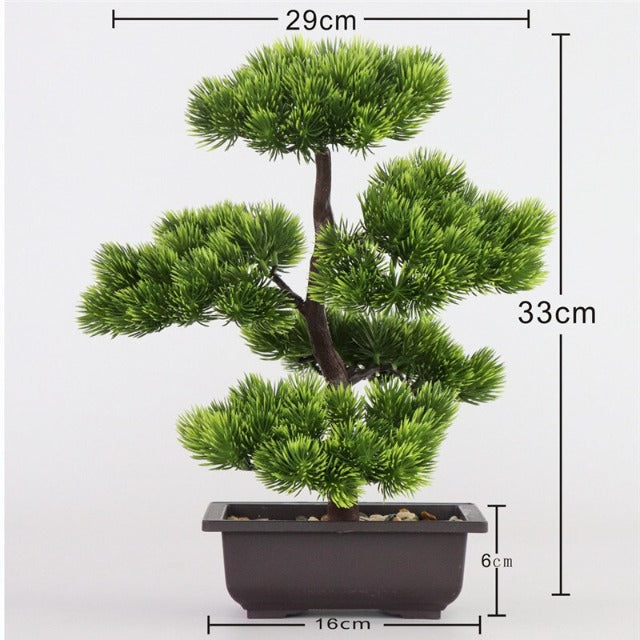 Artificial Fake Pine Bonsai Tree