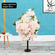 Artificial Fake Light Pink Cherry Blossom Tree