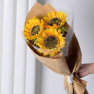 Artificial Fake Sunflowers Bouquet 3 Pcs