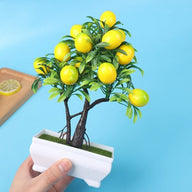 Artificial Fake Lemon Tree in Pot