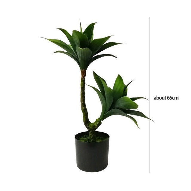 Artificial Fake Agave Potted Plant 65cm