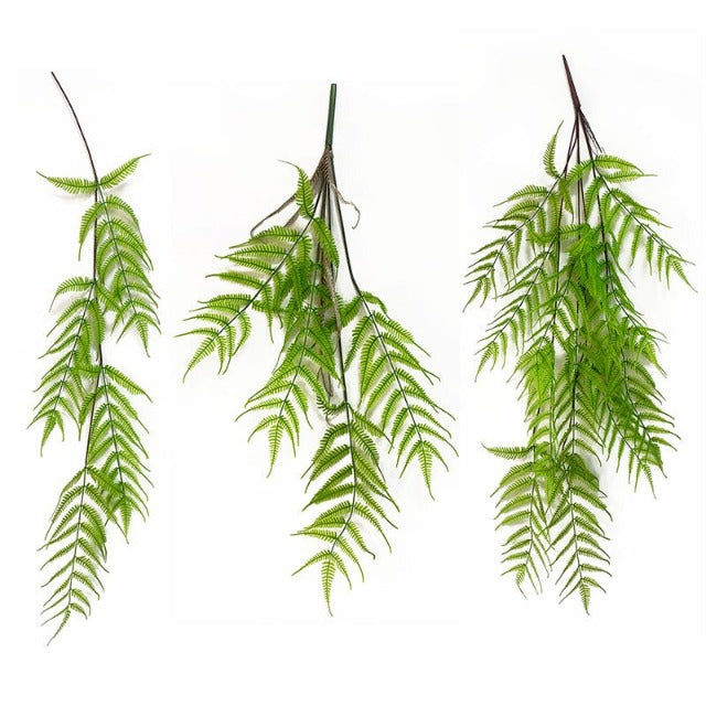 Artificial Fake Fern Hanging Plant 12 Leaves