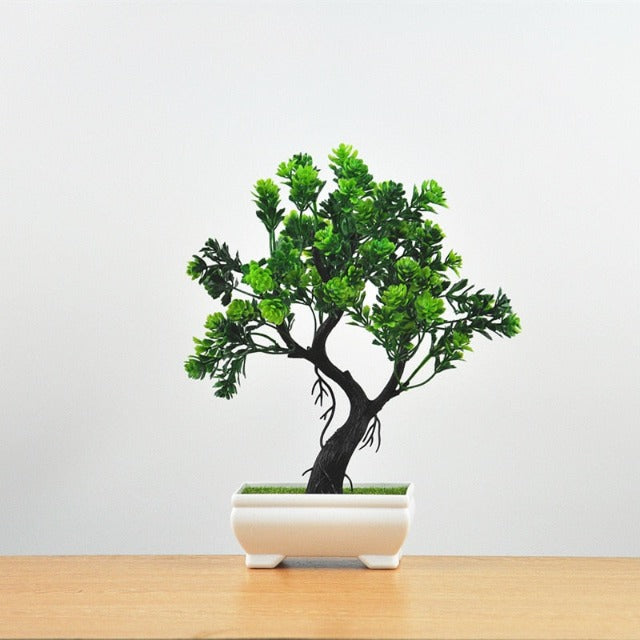 Artificial Fake Potted Bonsai Tree