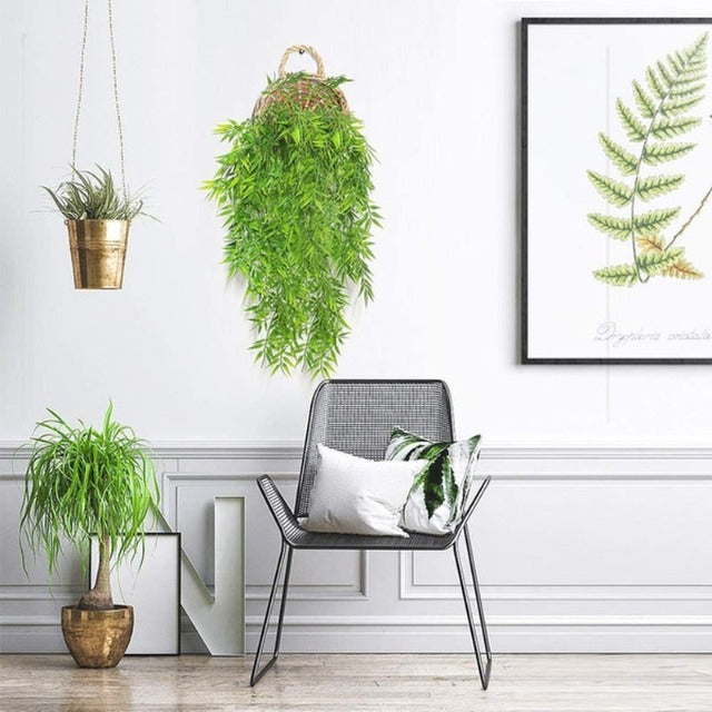 Artificial Fake Hanging Bamboo Plant