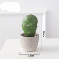 Artificial Fake Mini Cactus in Pot