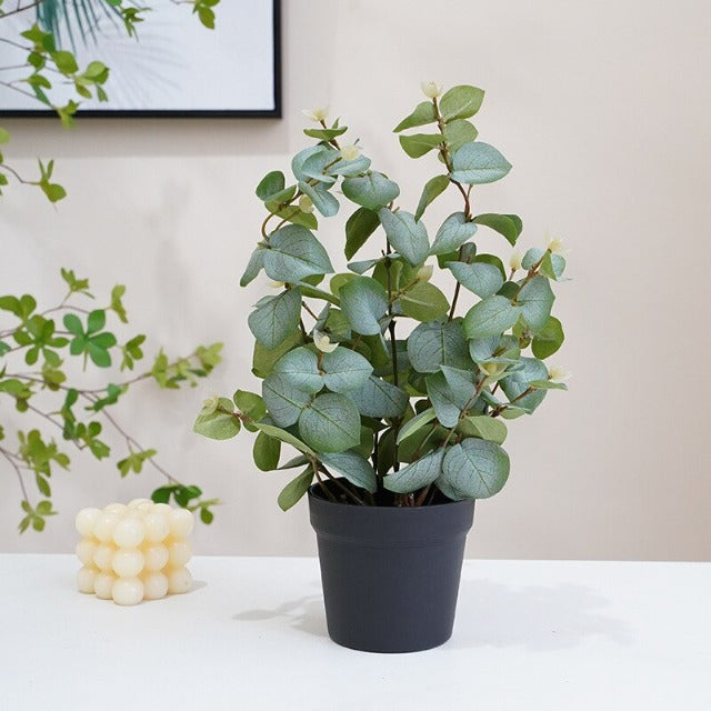 Artificial Fake Eucalyptus Plant in Pot 30cm