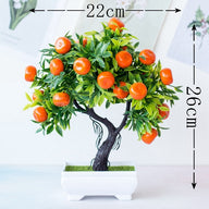 Artificial Fake Orange Tree in Pot