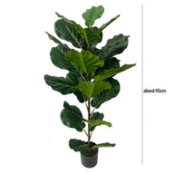 Artificial Fake Fiddle Leaf Fig Tree in Pot 95cm