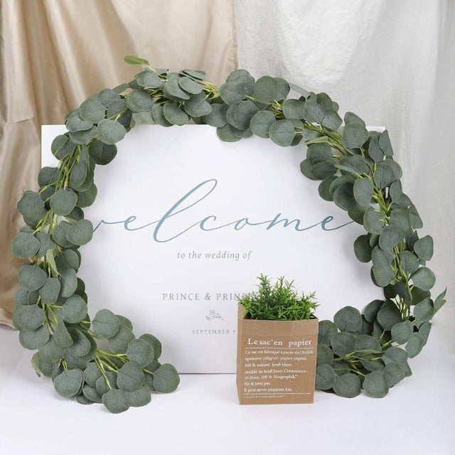 Artificial Fake Eucalyptus Garland