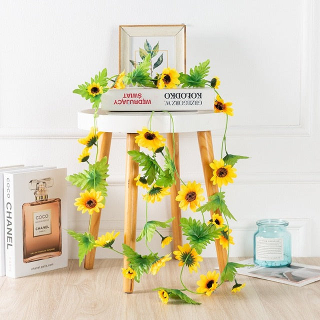 Artificial Fake Sunflower Garland 2.5M