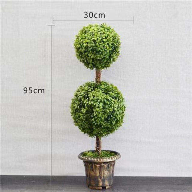 Artificial Fake Topiary Ball Tree 95cm