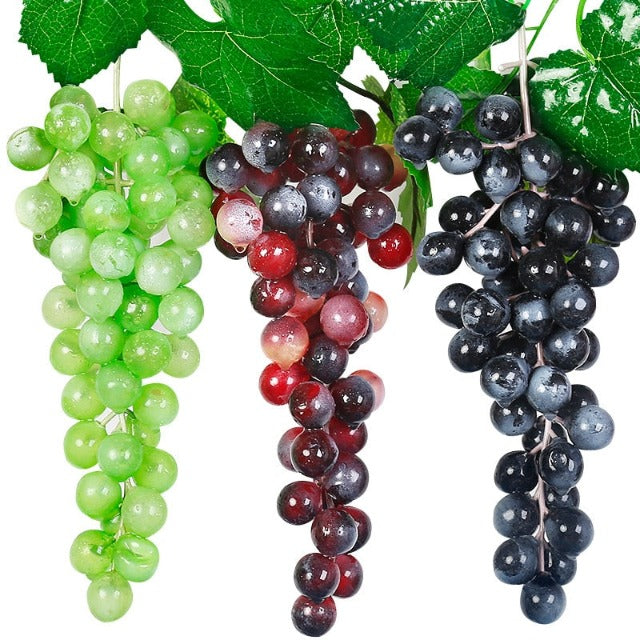 Artificial Fake Black Grapes