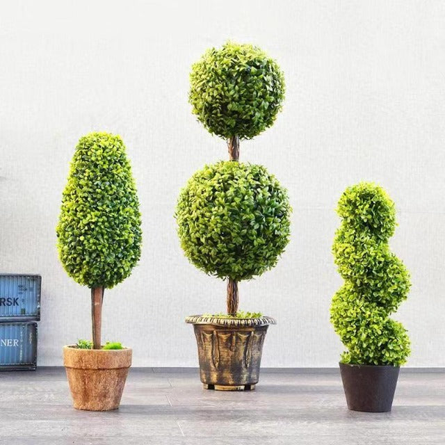 Artificial Fake Topiary Ball Tree 95cm