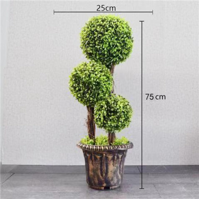 Artificial Fake Topiary Balls Tree 75cm