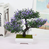 Artificial Fake Informal Purple Bonsai Tree