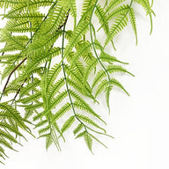 Artificial Fake Fern Hanging Plant 12 Leaves