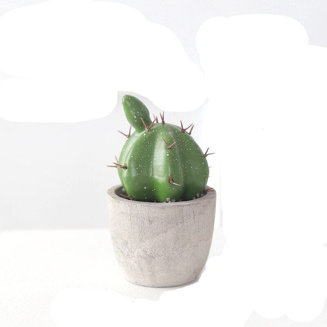 Artificial Fake Mini Cactus in Pot