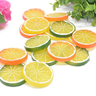 Artificial Fake Lime Slices 10 Pcs