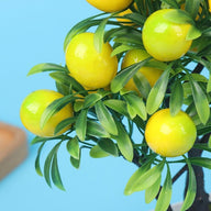 Artificial Fake Lemon Tree in Pot