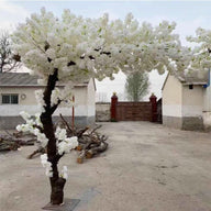 Artificial Fake White Japanese Cherry Blossom Tree