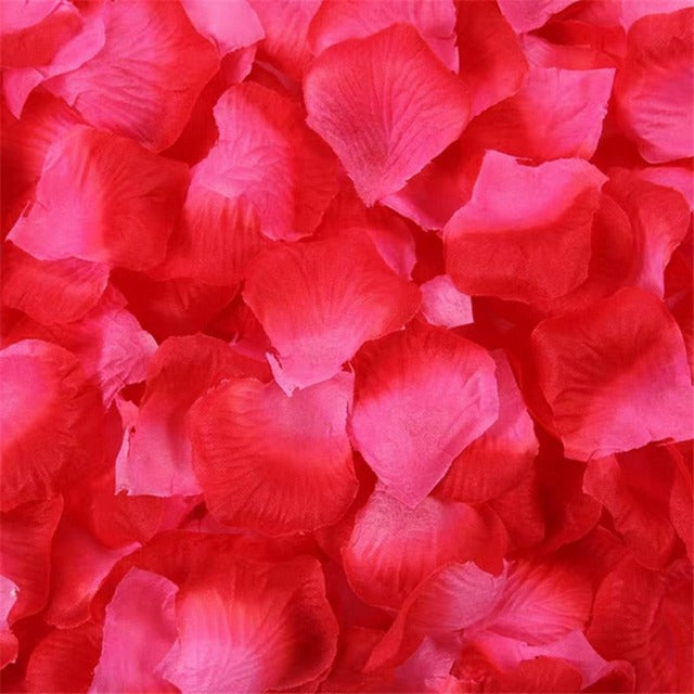 Artificial Dark Pink Rose Petals