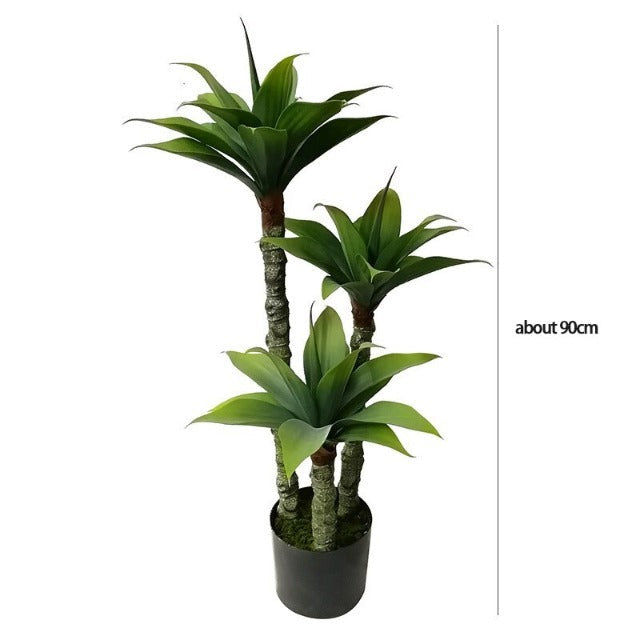 Artificial Fake Agave Potted Plant 90cm