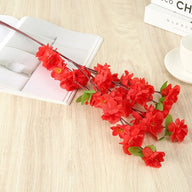 Artificial Fake Red Japanese Cherry Blossom Branches