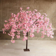 Artificial Fake Pink Weeping Cherry Blossom Tree