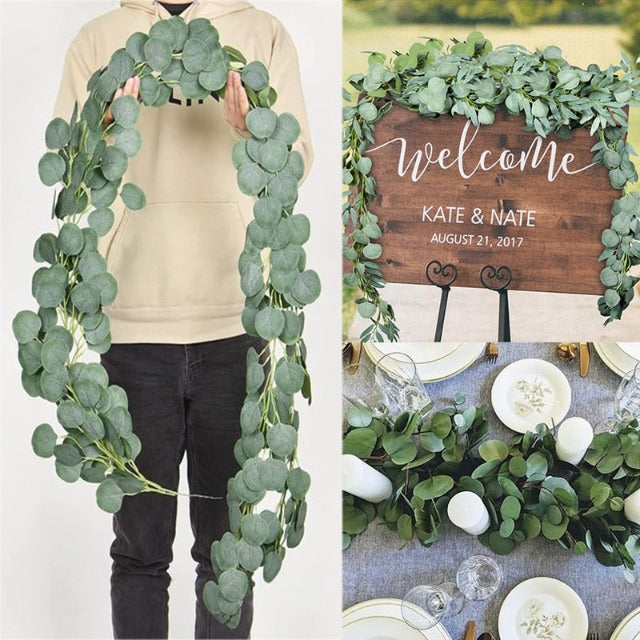 Artificial Fake Eucalyptus Garland