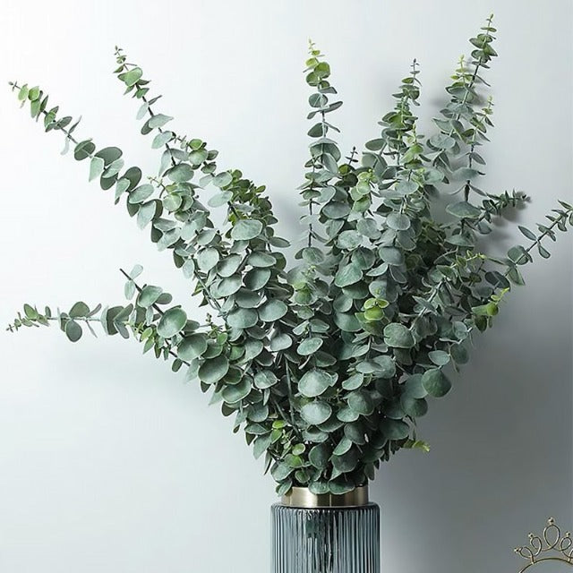 Artificial Fake Eucalyptus Branches 12 Pcs