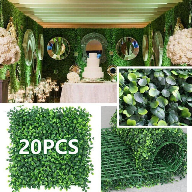 Artificial Fake Boxwood Hedge Panels